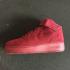Nike Air Force I 1 High Cut Unisex Shoes Red All Hot