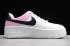 2019 Womens Nike Air Force 1 White Black Pink AR5339 102