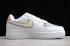 2020 Nike Air Force 1 Low Easter White Barely Volt Hyper Blue CW0367 100