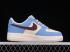 LV x Nike Air Force 1 07 Low Navy Blue Brown White 315122-010