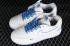 Nike Air Force 1 07 Low Supreme Off White Blue AE1686-111