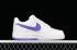 Nike Air Force 1 07 Low White Dark Purple Silver BS9055-733