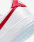Nike Air Force 1 Low 07 ESS Satin White Varsity Red DX6541-100