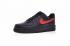 Nike Air Force 1 Low 07 LV8 Black Gym Red University Casual Shoes AA4083-011