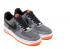 Nike Air Force 1 Low Dark Grey Black Total Orange 488298-079
