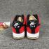Nike Air Force 1 Red Black Gum White Mens Running Shoes 820266-600