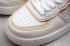 Nike Air Force 1 Shadow SE White Yellow Pink Light Brown AQ4211-103 for Kid