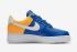 Womens Nike Air Force 1 Low White Yellow Blue AA0287-401