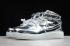 Kids Nike Air Force 1 Mid WB Metallic Silver 314197 8500 For Sale
