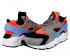 Nike Air Huarache Run Bright Crimson Grey Crimson Blue Mens Shoes 318429-602