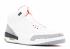 Air Jordan 3 White Cement 2003 Grey Fire Red 136064-102