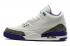 Nike Air Jordan III 3 Retro White Jade Purple Black Men Basketball Shoes 136064-114