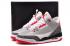 Nike Air Jordan III 3 Retro Women Shoes Grey White 136064