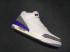 Nike Air Jordan III 3 White Crack Gray Yellow Purple Men Basketball Shoes Leather