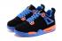 Nike Air Jordan 4 Cavs GS Youth Kids Black Blue Orange 408452-027