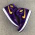 Nike Air Jordan 1 Retro Velvet Purple Gold Unisex Shoes 832596