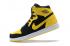 Nike Air Jordan I 1 Retro Basketball Shoes Yellow Black