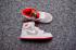 Nike Air Jordan I 1 Retro Kid Shoes White Silver Red 575441