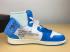 OFF WHITE x Nike Air Jordan 1 Powder Blue Men Basketball Shoes White Sky Blue