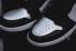 Womens Air Jordan 1 High OG Metallic Silver White Black Shoes CD0461-001