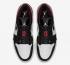 Air Jordan 1 Low Black Toe White Black Gym Red 553558-116
