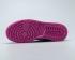 Nike Air Jordan 1 Low White Purple Womens Basketball Shoes 555112-804