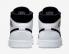 Air Jordan 1 Mid Diamond Shorts White Black DH6933-100
