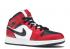Air Jordan 1 Mid Gs Chicago Black Toe Gym White Red 554725-069