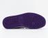 Air Jordan 1 Mid Purple Black White Suede Heels Shoes 852542-105