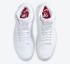 Air Jordan 1 Mid SE Euro Tour White Gym Red Shoes CW7589-100