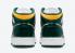 Air Jordan 1 Mid Sonics 2021 Green Yellow White Shoes 554724-371