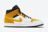 Air Jordan 1 Mid University Gold White Black Shoes 554724-170