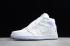 Nike Air Jordan 1 Mid Premium Pure White Concord White BQ6578-100