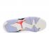 Air Jordan 6 Retro Gs Tinker Hatfield White Grey Red 384665-104