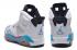Nike Air Jordan 6 VI Retro White Sky Blue Pink Women Shoes
