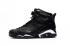 Nike Air Jordan Retro VI 6 Black Cat Black White Men Shoes 384664-020