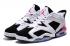 Nike Air Jordan Retro 6 Low White Black Sport Fuchsia Shoes For Lovers 768878 107
