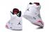Nike Air Jordan V 5 Retro SUPREME WHITE BLACK FIRE RED SILVER 824371 101 NEW