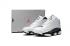 Nike Air Jordan 13 Kids Shoes White Black Grey Special