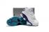 Nike Air Jordan 13 Kids Shoes White Purple Blue 439358-107
