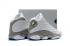 Nike Air Jordan XIII 13 Retro Kid white grey blue basketball Shoes 310004-103