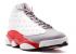 Air Jordan 13 Retro Grey Toe Cement Black White True Red 414571-126