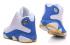 Nike Air Jordan 13 Melo PE Men Shoes White Blue Yellow 414571