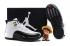 Nike Air Jordan 12 Retro Taxi Black White Gold GS Kid Pre School 153265 125
