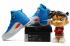 Nike Air Jordan XII 12 Retro Kids Children Shoes Royal Blue White Red 130690