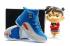 Nike Air Jordan XII 12 Retro Kids Children Shoes Royal Blue White Red 130690