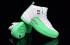 Nike Air Jordan XII 12 Retro White Silver Green Women Shoes 510815 111
