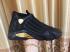 Nike Air Jordan Retro XIV 14 Retro Black gold men basketball shoes