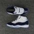 Nike Air Jordan XI 11 Retro Basketball Shoes High White Deep Blue 852625