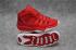 Nike Air Jordan XI 11 Retro bright red leather Basketball Shoes